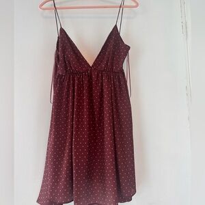 Zara silk mini dress size s